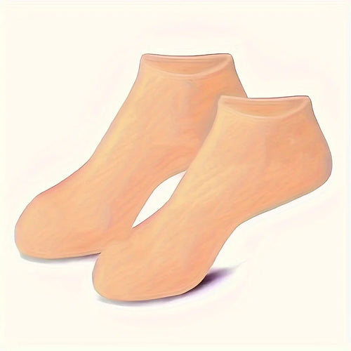 Image of 2 Pack Moisturizing Silicone Gel Socks For Dry Cracked Feet Nourishing 1568083567 from Edmene LLC