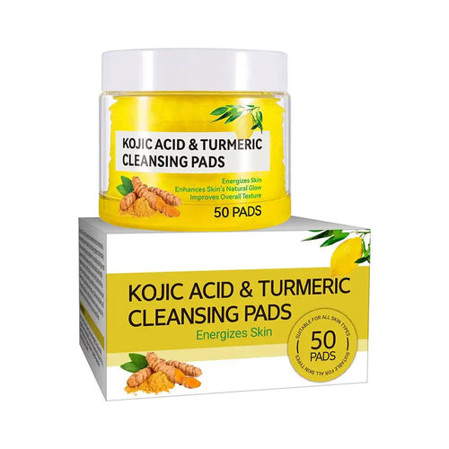 Image of 40 50Pcs Turmeric Kojic Acid Cleansing Pads Exfoliating Pads Facial 55000587 from Edmene LLC