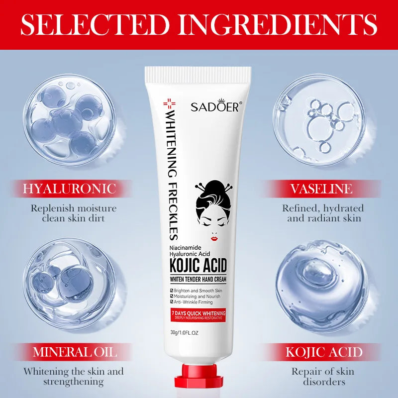 Image of Sadoer Kojic Acid Hand Cream Moisturizing Nourishing Brightening 1016081424 from Edmene LLC