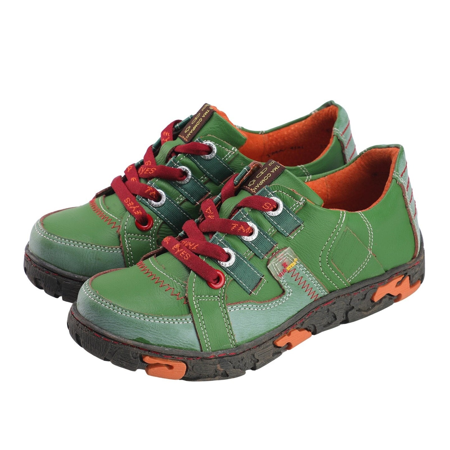 Image of Genuine Leather Womens Flat Sneaker Shoes For Outdoor 729371993 from Edmene LLC