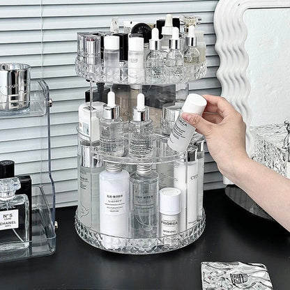 Image of 360 Degree Rotating Cosmetic Storage Rack Adjustable Layer Cosmetic 462080961 from Edmene LLC