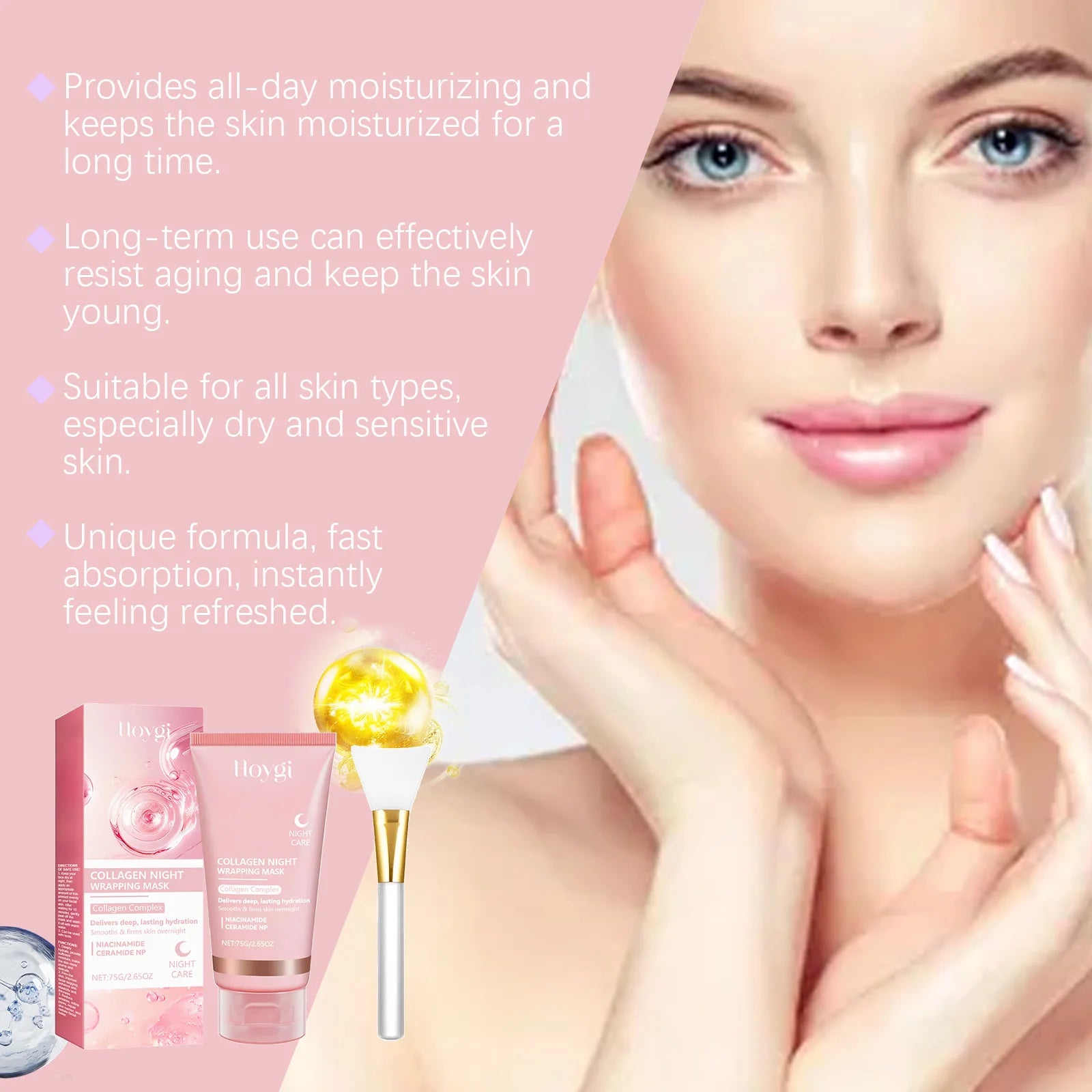 Image of Collagen Peel Off Mask Deep Cleansing Pores Oil Control Turmeric 1489716997 from Edmene LLC