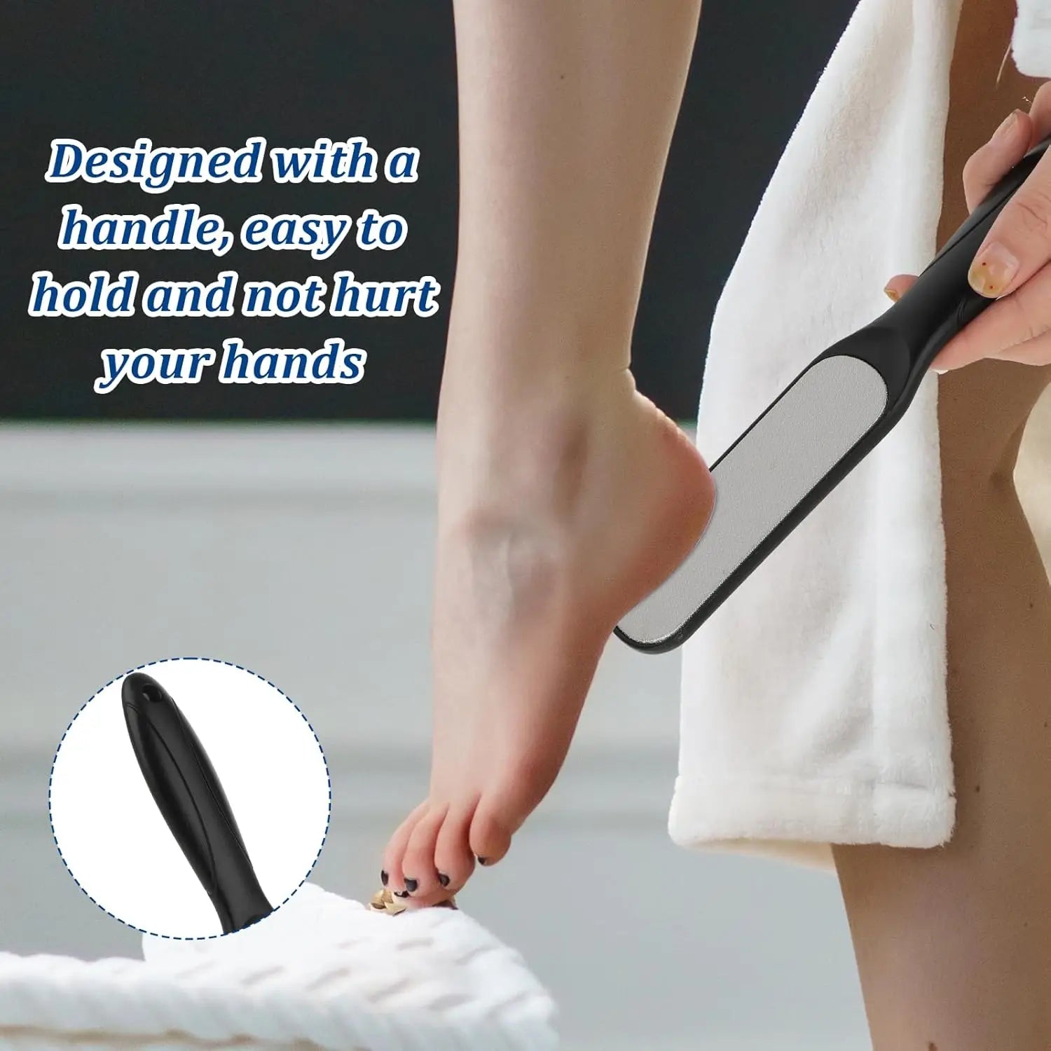 Image of 1Pc Stainless Steel Foot File Double Sided Foot Rasp Callus Remover 102259995 from Edmene LLC