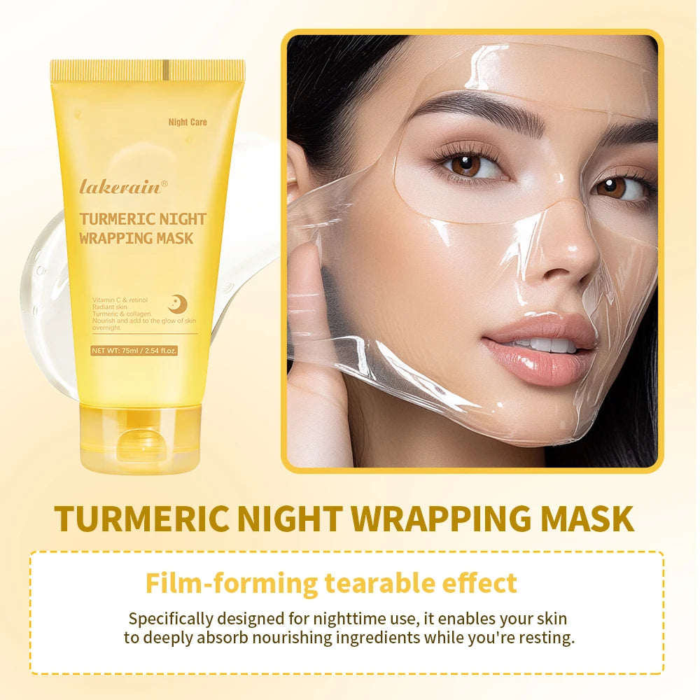 Image of Kojic Acid Turmeric Overnight Wrapping Peel Off Mask Nourishes 383709919 from Edmene LLC