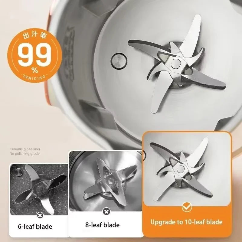 Image of Electric Soy Milk Wall Breaking Machine 304 Stainless Steel 10 Leaf 1180513355 from Edmene LLC