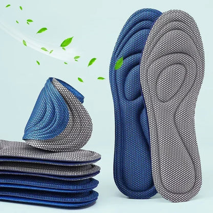 2 Pairs Memory Foam Orthopedic Insoles for Shoes Antibacterial