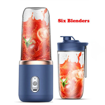 Image of 400Ml 6 Blades Portable Electric Juice Blender 207034438 from Edmene LLC