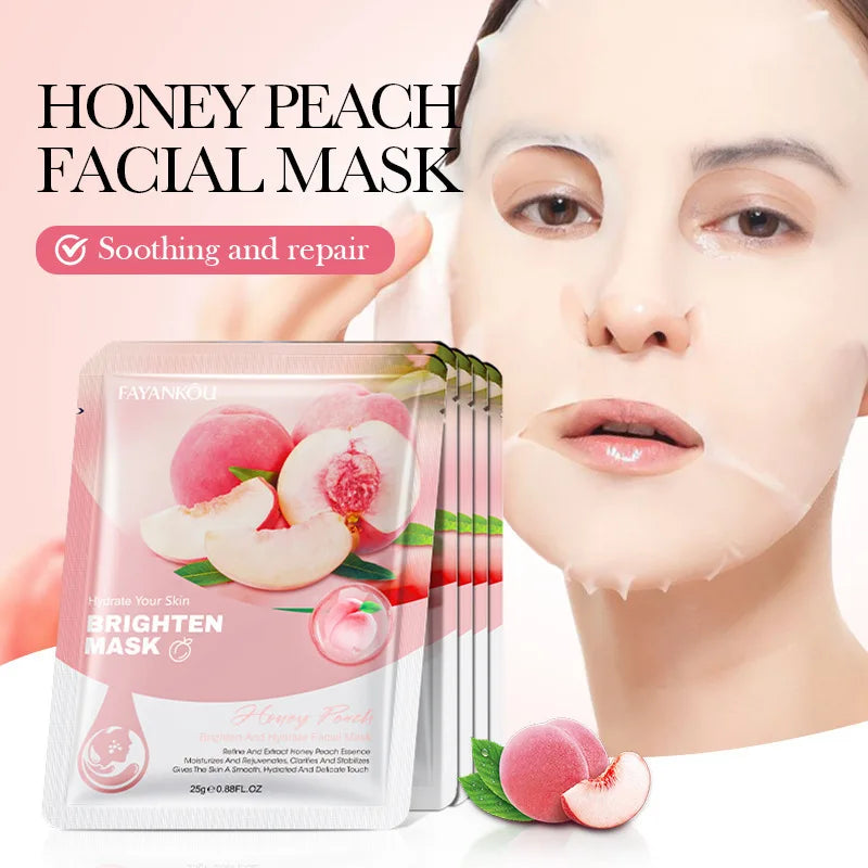 Image of 10Pcs Fruits Facial Masks For Face Skincare Moisturizing Brightening 1369608802 from Edmene LLC