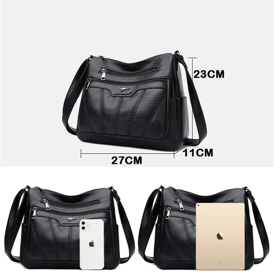 Image of Soft Leather Women Bag Branded Designer Ladies Handbag Purses 2023 1301679343 from Edmene LLC