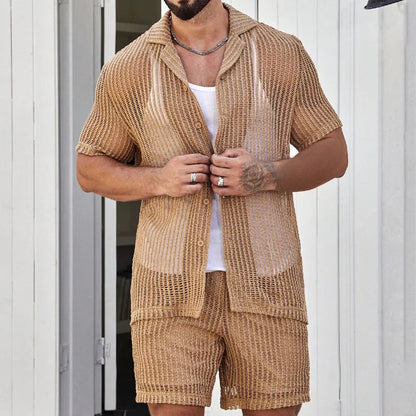Image of Summer See-through Men's Shorts set from Edmene LLC
