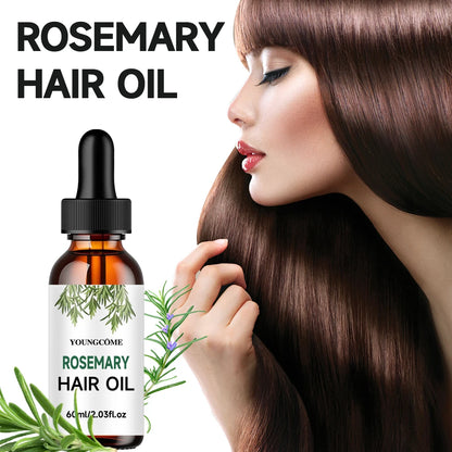 Veganic Rosemary Hair Oil for Hair Growth, Anti Hair Loss, Repair
