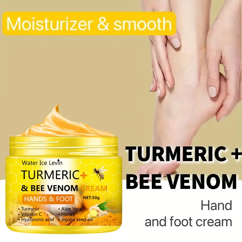 Image of Turmeric Bee Venom Anti Drying Crack Foot Cream Hand Cracked Repair 547669382 from Edmene LLC