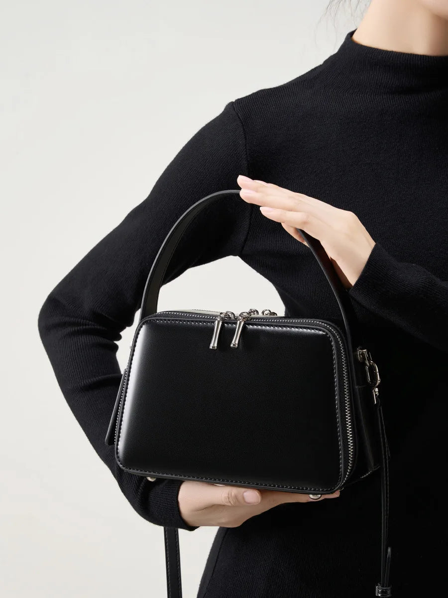 Image of Yanatari Underarm Cowhide Genuine Leather Handbags Women Vintage 964024932 from Edmene LLC