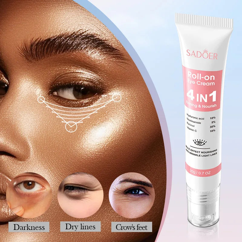 Image of Sadoer 4In1 Roll On Moisturizing Eye Cream Anti Dark Circles Eyes Bags 1529215601 from Edmene LLC