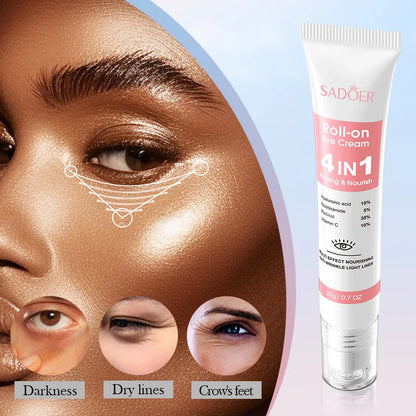 Image of Sadoer 4In1 Roll On Moisturizing Eye Cream Anti Dark Circles Eyes Bags 1529215601 from Edmene LLC