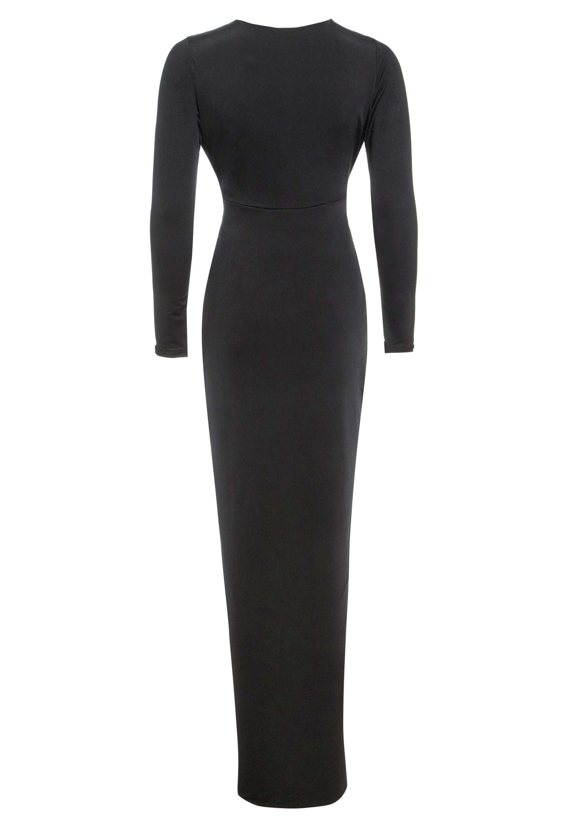 Image of Black Twist Front Dress 1113110094 from Edmene LLC