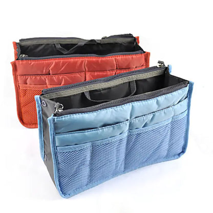 Double Zipper Makeup and Toiletry Storage Bag