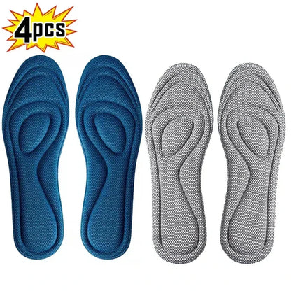 2 Pairs Memory Foam Orthopedic Insoles for Shoes Antibacterial