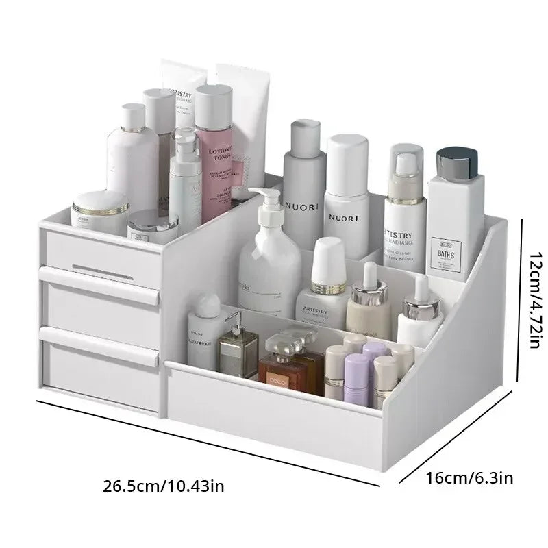 Image of 1Pc White New Drawer Makeup Storage Box Dormitory Finishing Plastic 1198767225 from Edmene LLC