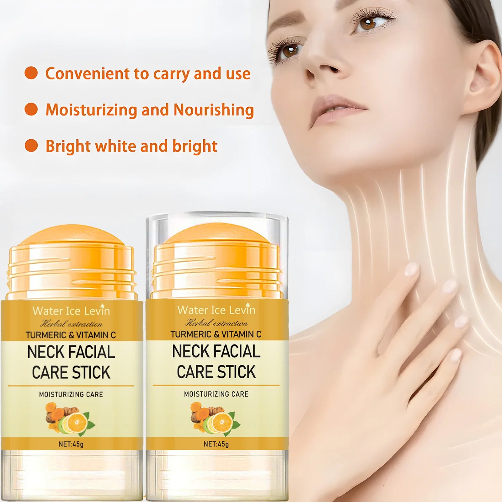 Image of Turmeric Vitamin C Neck Facia Care Wrinkle Lines Lifting Whitening 1182532882 from Edmene LLC