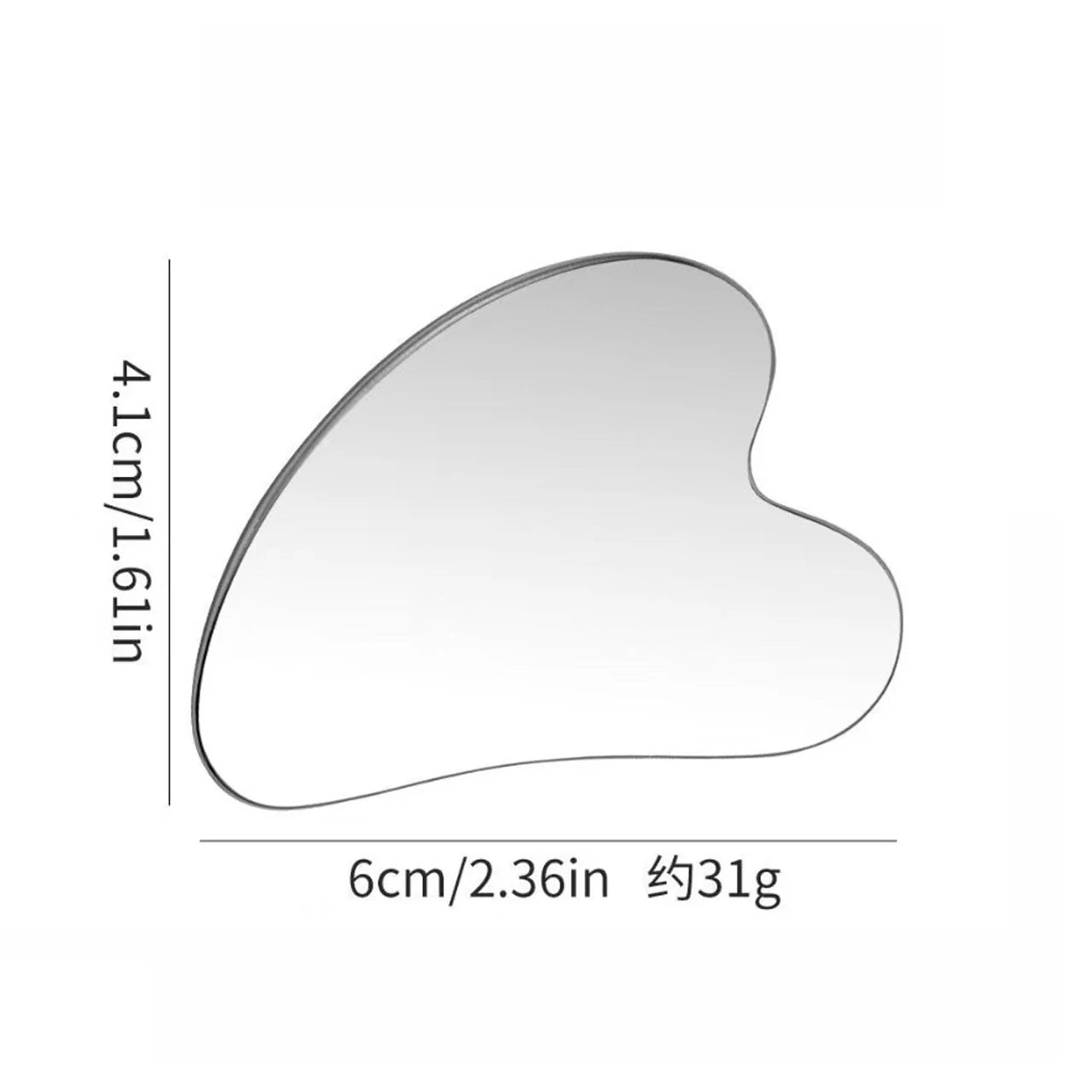 Image of 1Pcs Stainless Steel Gua Sha Scraper Massager For Face Neck Body 1649010843 from Edmene LLC