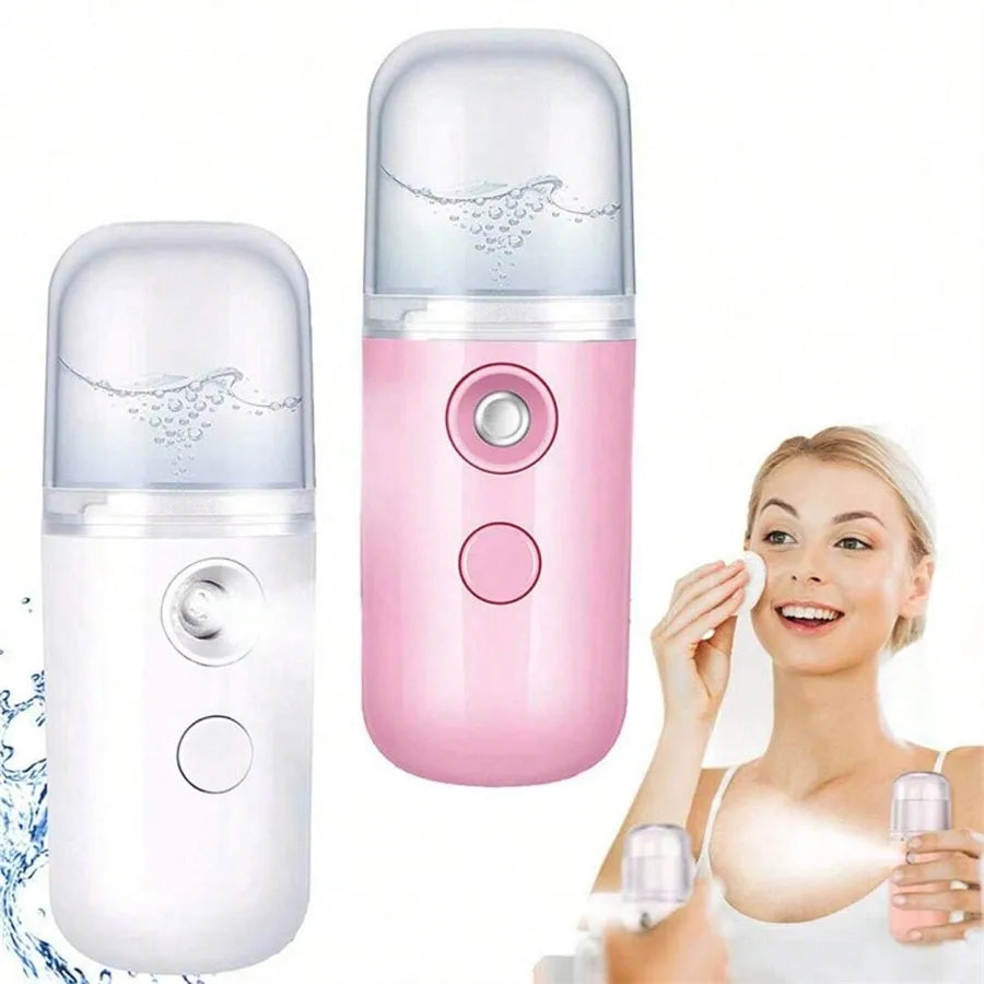 Image of Mini Facial Steamer Spray Mister USB Humidifier Moisturiz... from Edmene LLC