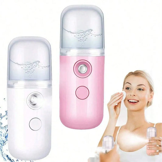 Image of Mini Facial Steamer Spray Mister USB Humidifier Moisturiz... from Edmene LLC