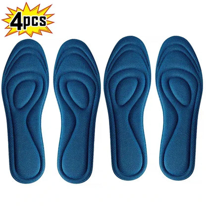 2 Pairs Memory Foam Orthopedic Insoles for Shoes Antibacterial