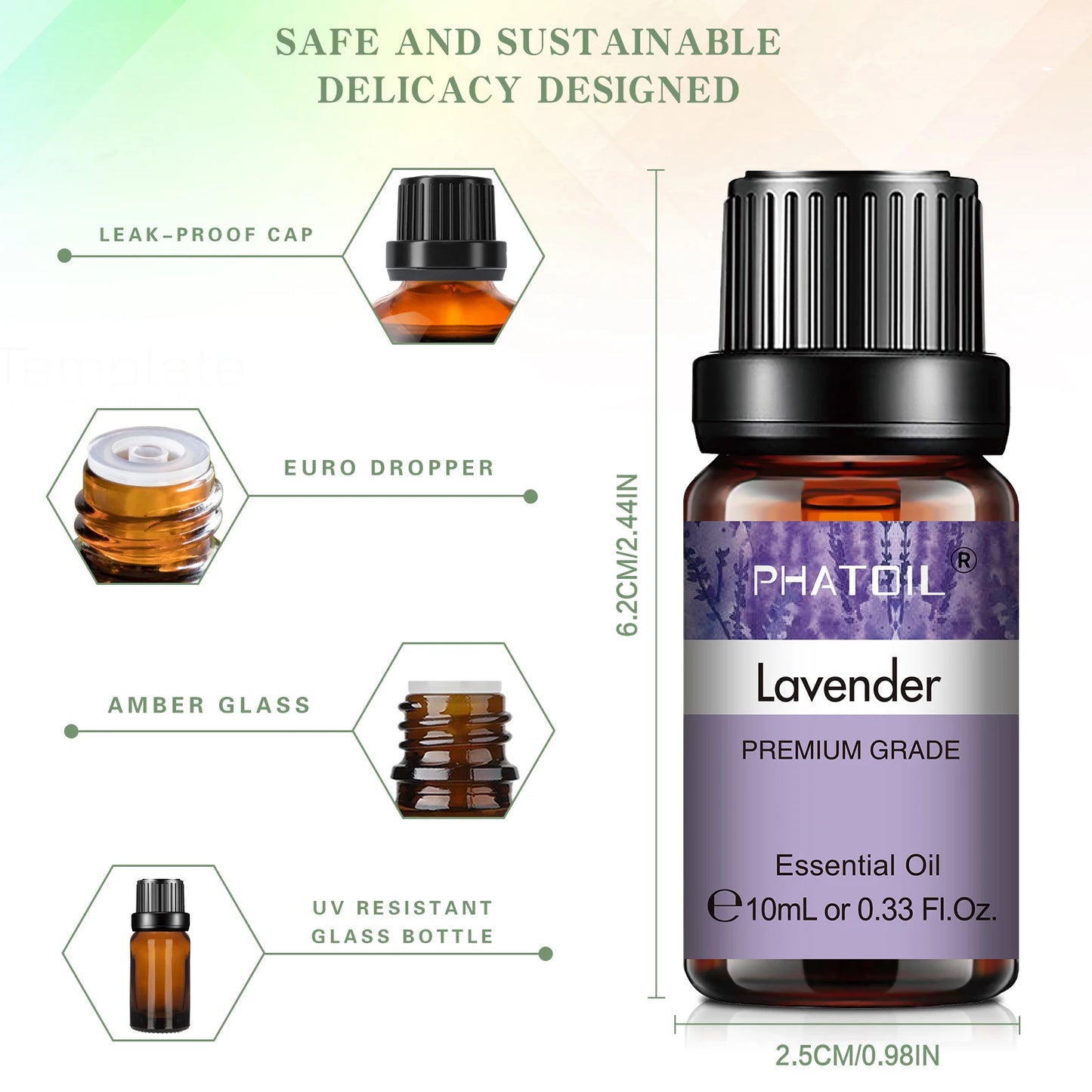 Image of 10Ml Lavender Essential Oils Pure Natural For Diffuser Humidifier 262196641 from Edmene LLC