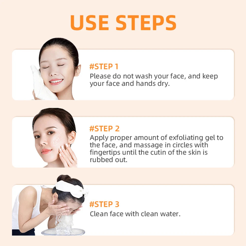 Image of Orange Exfoliating Gel Dead Spot Remover Brighten Peeling 50G Gentle 166884341 from Edmene LLC