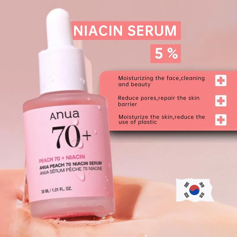 Image of Anua Peach 70 Niacinamide Face Serum Brightening Moisturizing 528683937 from Edmene LLC