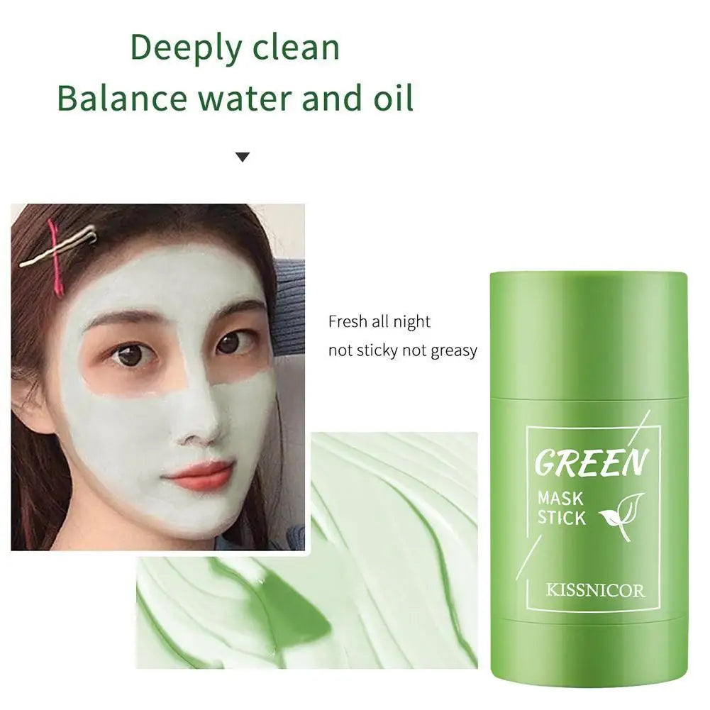 Image of 40G Remove Blackhead Green Tea Solid Mask Cleans Pores Stick Facial 384403081 from Edmene LLC