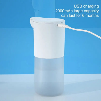 350ML Touchless Automatic Soap Foam Dispenser USB Rechargeable Foam