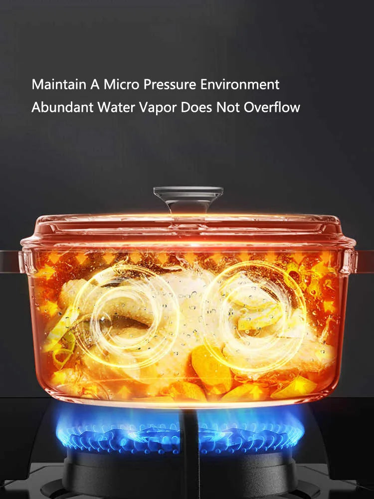 COOKER KING Cast Iron Enamel Non Stick Pot Household Stew soup Pot Gas