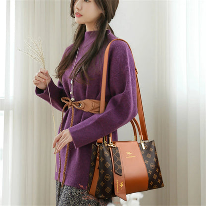 Image of Luxury Handbag Fashion Print Large Capacity Soft Leather Women 757792862 from Edmene LLC
