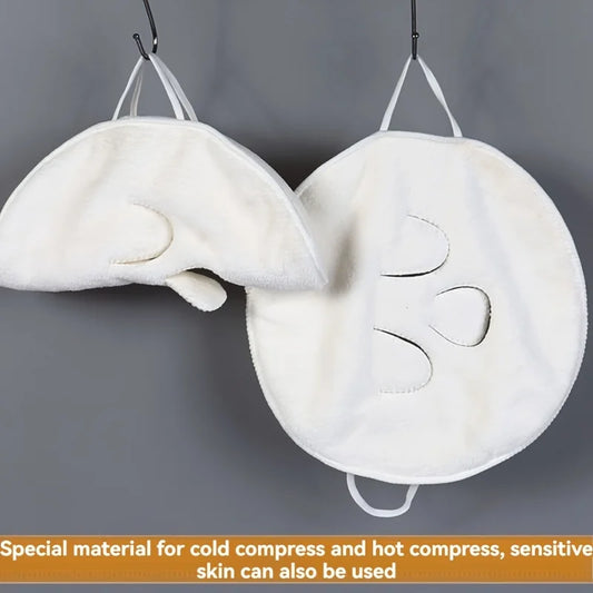Image of Reusable Cotton Facial Towel for Hot & Cold Skin Care, Yo... from Edmene LLC