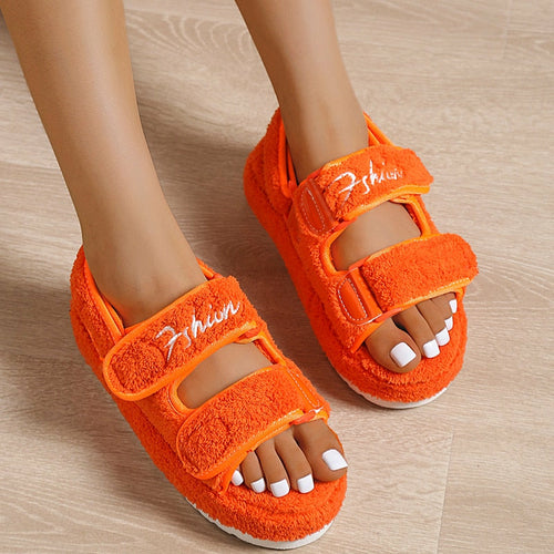 Image of Casual Thick Bottom Women Sandals Blue Orange Black Green 905418392 from Edmene LLC