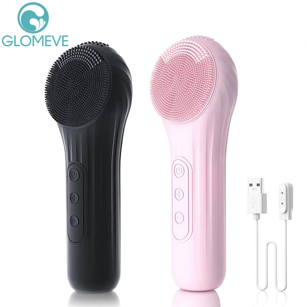 Image of Sonic Waterproof Facial Cleansing Brush Rechargeable Scru... from Edmene LLC
