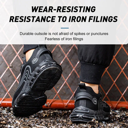 Image of New Safety Boots Men Work Sneakers Indestructible Shoes Steel Toe 1046044279 from Edmene LLC