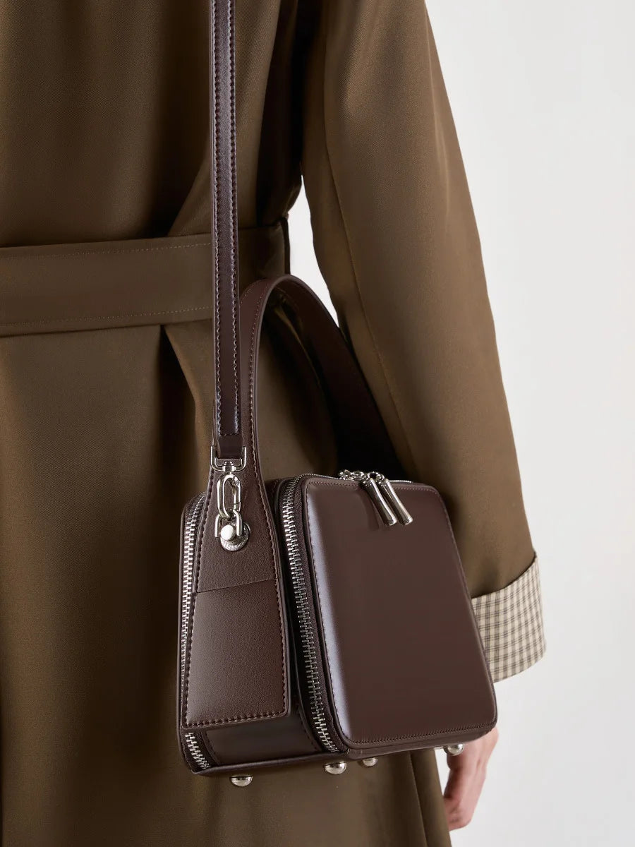 Image of Yanatari Underarm Cowhide Genuine Leather Handbags Women Vintage 964024932 from Edmene LLC