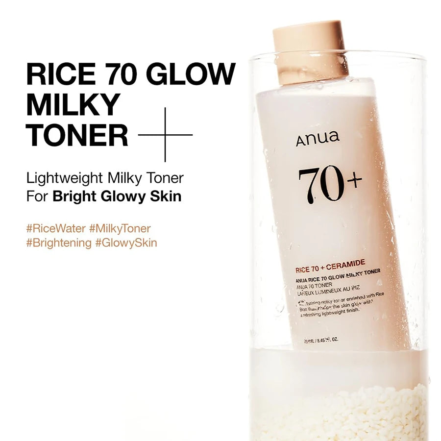 Image of Anua Rice 70 Toner Hydrating And Nourishing Suitable For Glass Skin 352617457 from Edmene LLC