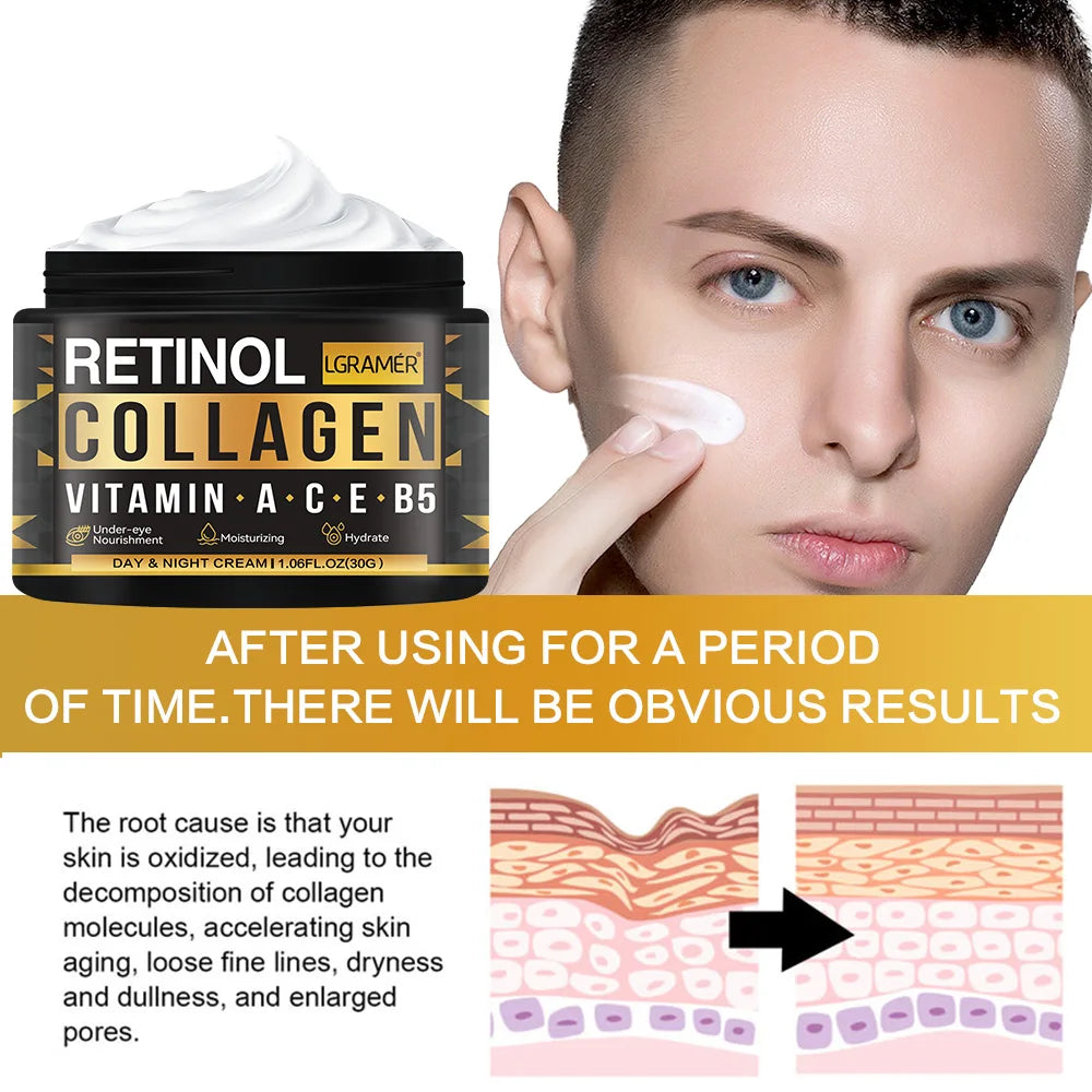 Image of Mens Retinol Collagen Face Cream Skincare Moisturizing Brightening 1486325377 from Edmene LLC