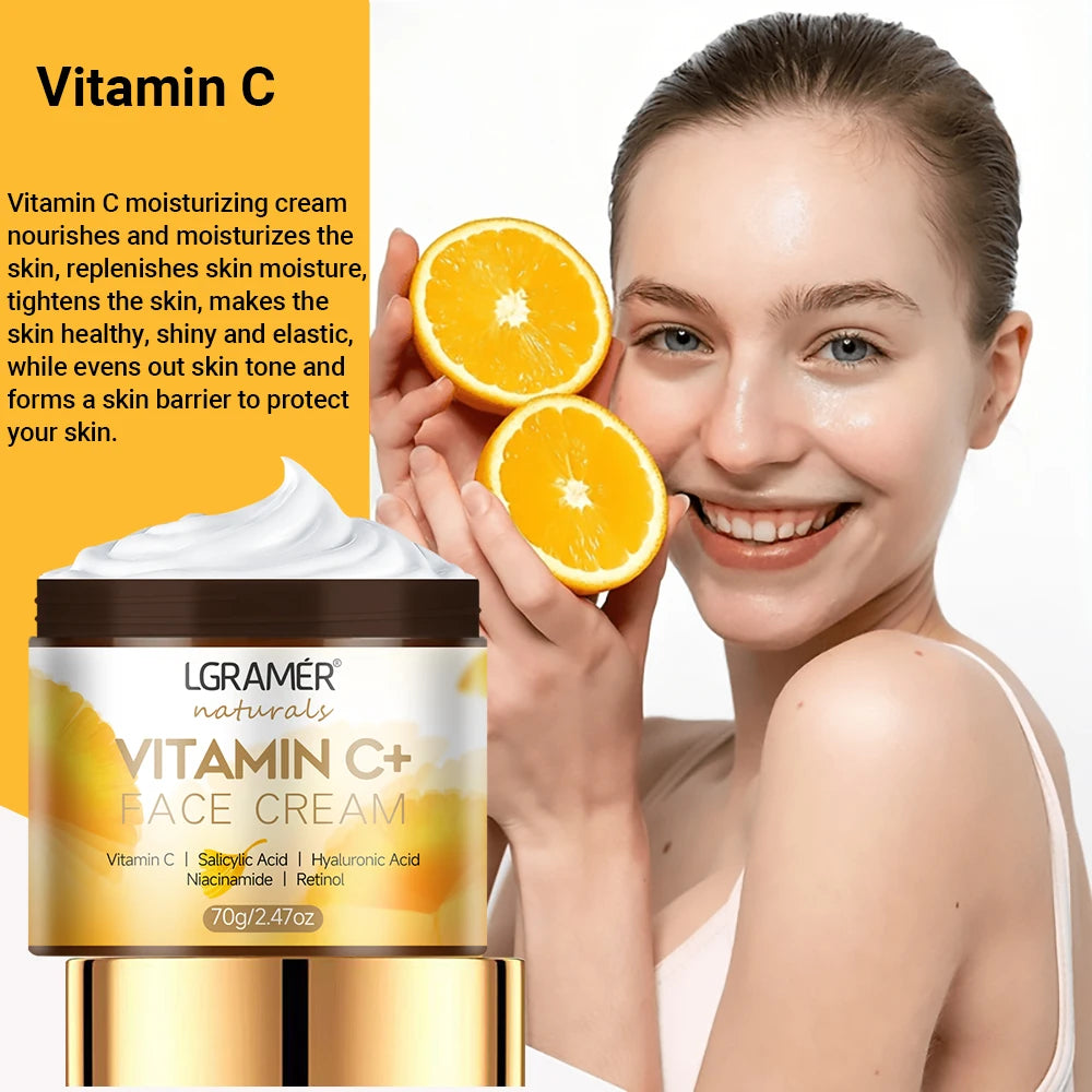 Image of Vitamin C Face Cream Retinol Smooth Wrinkle Moisturizing Firming 1206204793 from Edmene LLC