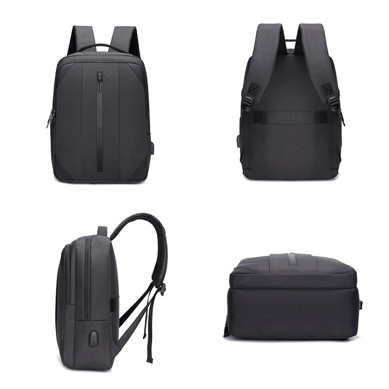 Image of Business Backpack For Male Usb Charging Multifunctional Nylon Waterproof Luxury Bags Unisex Holds 15 6 Inch Laptop Rucksack 1623630483 from Edmene LLC