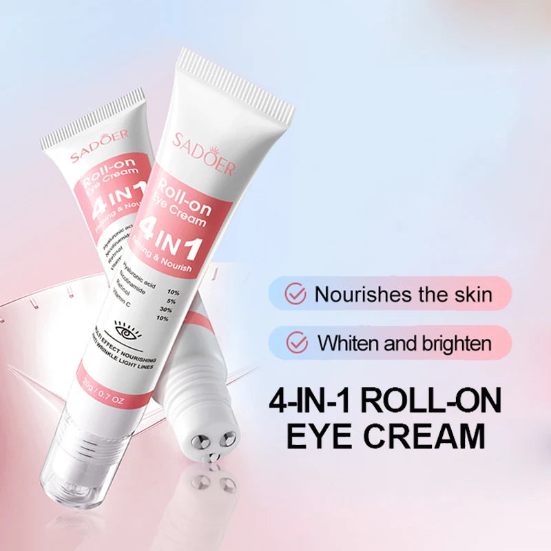 Image of Sadoer 4In1 Roll On Moisturizing Eye Cream Anti Dark Circles Eyes Bags 1529215601 from Edmene LLC