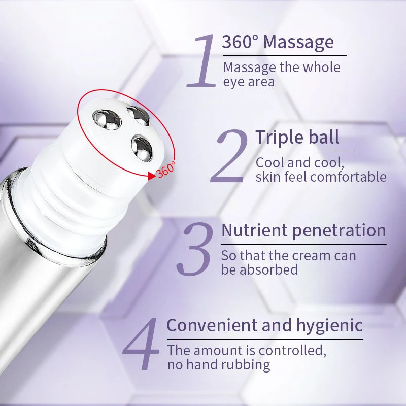 Image of Ocheal Anti Wrinkle Anti Dark Circle Eye Cream Roller Massager 1537445800 from Edmene LLC