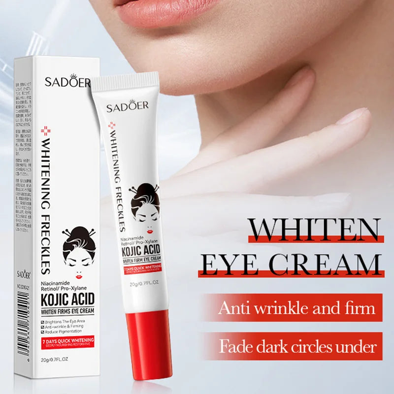 Image of Sadoer Kojic Acid Retinol Eye Cream Anti Dark Circles Remove Eye Bags 1452225081 from Edmene LLC