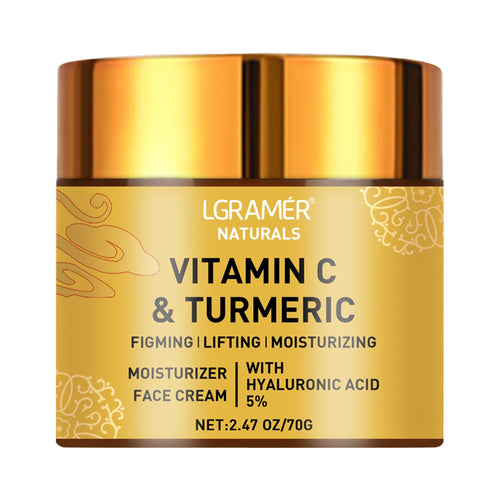 Image of Turmeric Vitamin C Face Cream Retinol Moisturizing Firming Hyaluronic 596836566 from Edmene LLC