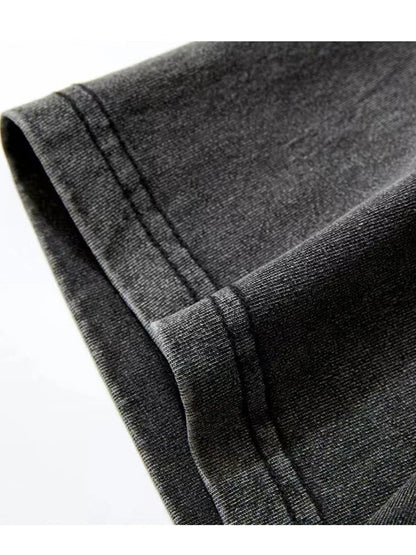 Image of 2024 Washed Vintage T Shirts Street Hip Hop Retro Punk T Shirt Women 1277622124 from Edmene LLC