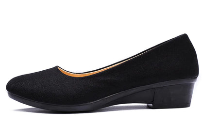 Wedge Shoes, Old Beijing Cloth Shoes, Soft Sole Shoes